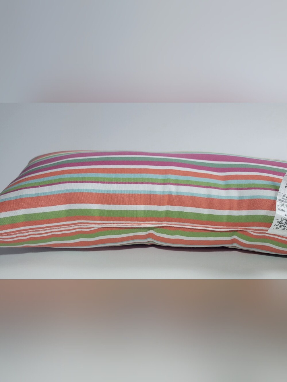 Sunbrella Striped Lumbar Pillow Indoor Outdoor